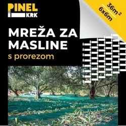 MREŽA ZA MASLINE 6X6 SA PROREZOM | Pinel Krk